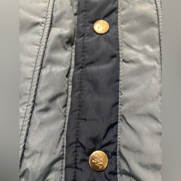 Camel Puffer Ski Vest Mens Size Large Goose Down Feather Vintage Reversible - Picture 5 of 8